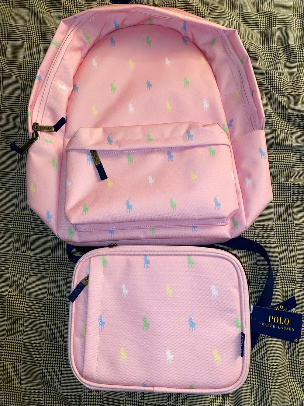 Polo by Ralph Lauren Kids Pink Mini Backpack & Lunch Bag Set